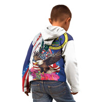 Personalized US Virgin Islands 4th of July Kid Hoodie US Eagle Statue of Liberty