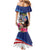 Personalized US Virgin Islands 4th of July Mermaid Dress US Eagle Statue of Liberty
