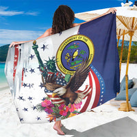 US Virgin Islands 4th of July Sarong US Eagle Statue of Liberty