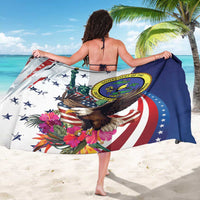 US Virgin Islands 4th of July Sarong US Eagle Statue of Liberty