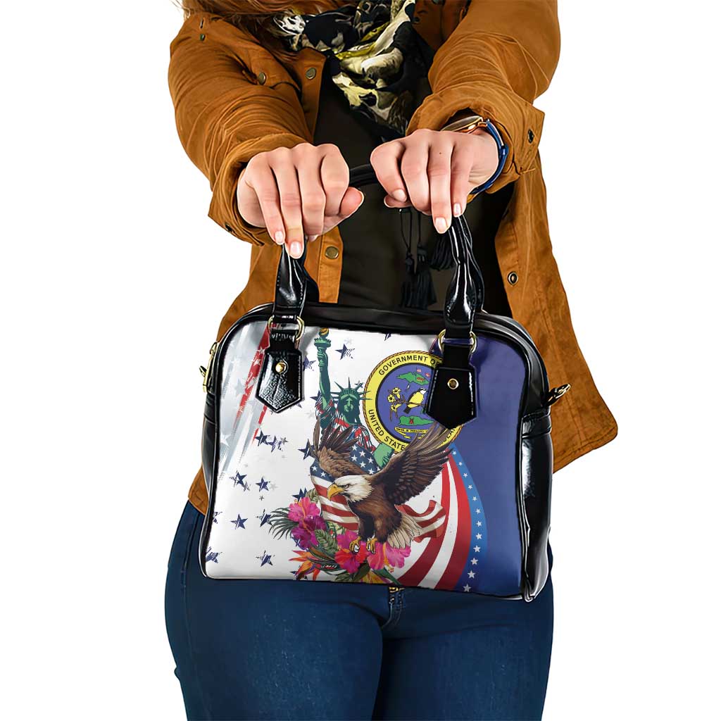 US Virgin Islands 4th of July Shoulder Handbag US Eagle Statue of Liberty