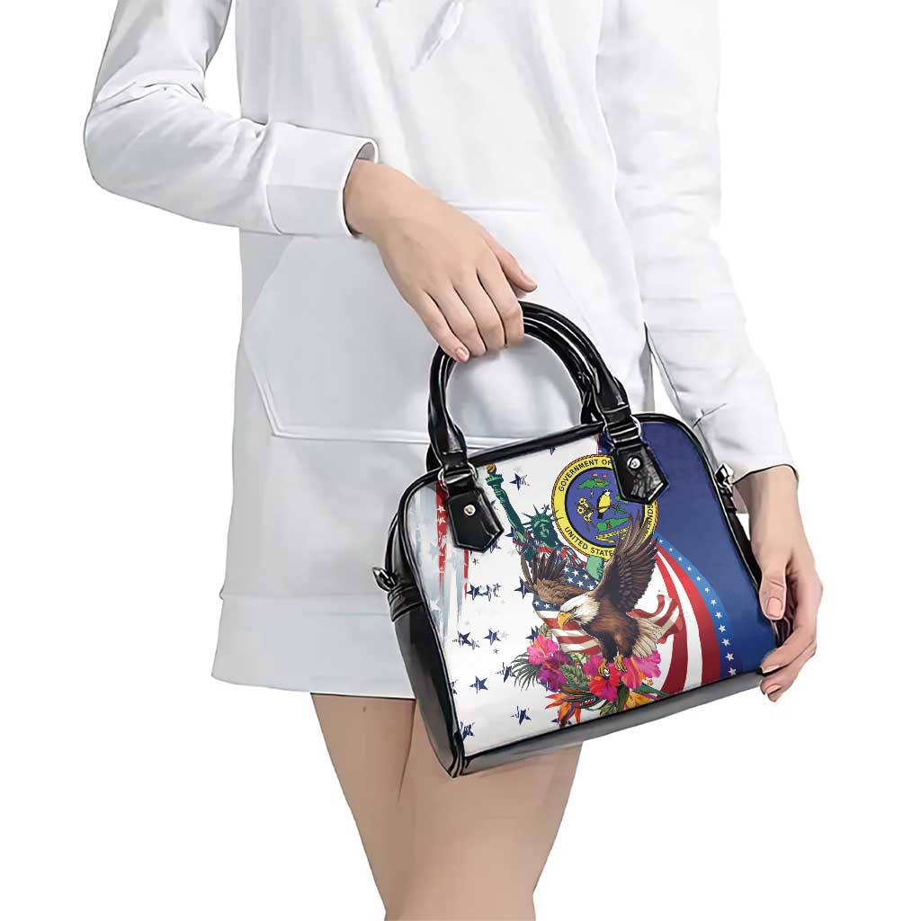 US Virgin Islands 4th of July Shoulder Handbag US Eagle Statue of Liberty