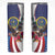 Personalized US Virgin Islands 4th of July Skinny Tumbler US Eagle Statue of Liberty