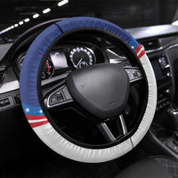 US Virgin Islands 4th of July Steering Wheel Cover US Eagle Statue of Liberty
