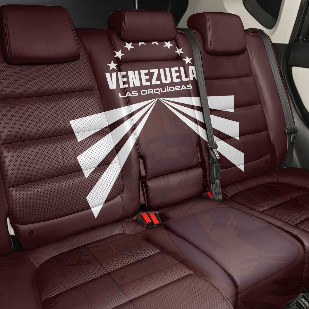 Venezuela Rugby Back Car Seat Cover Las Orquideas Go Champions