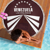 Venezuela Rugby Beach Blanket Las Orquideas Go Champions
