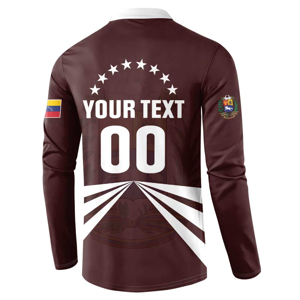 Custom Venezuela Rugby Button Sweatshirt Las Orquideas Go Champions