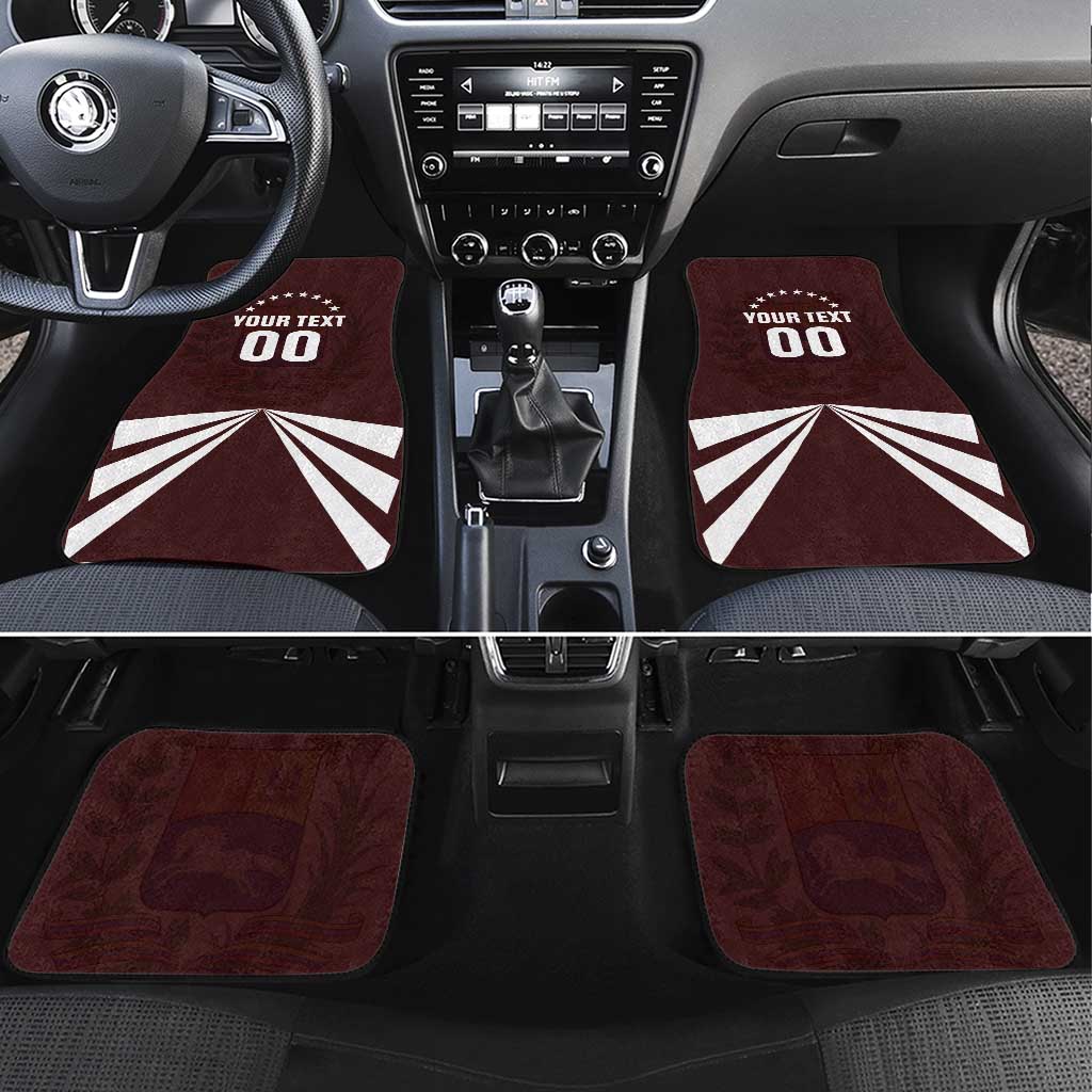 Venezuela Rugby Car Mats Las Orquideas Go Champions
