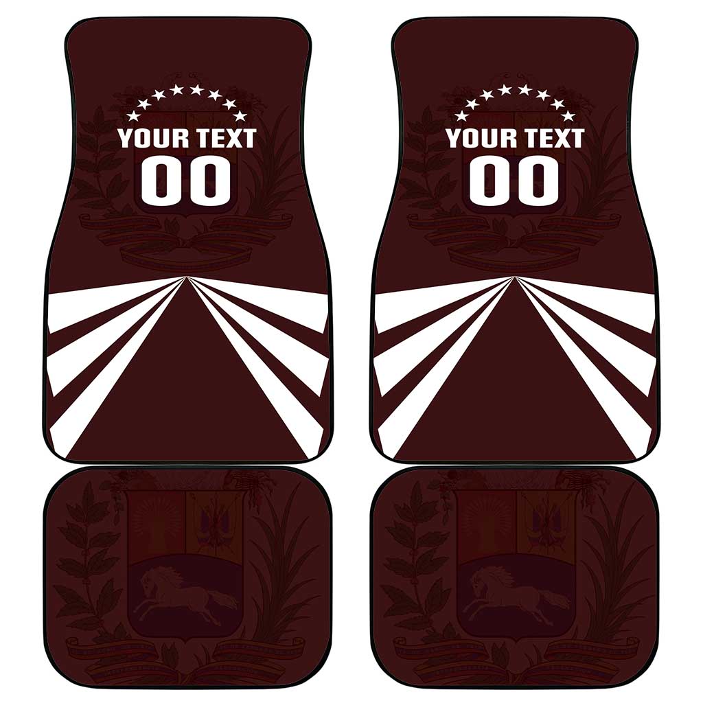 Venezuela Rugby Car Mats Las Orquideas Go Champions