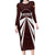 Custom Venezuela Rugby Family Matching Long Sleeve Bodycon Dress and Hawaiian Shirt Las Orquideas Go Champions