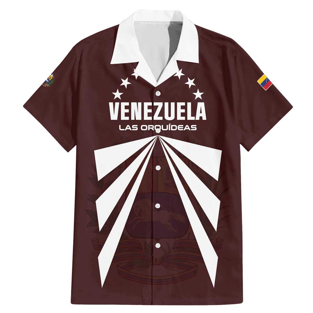 Custom Venezuela Rugby Family Matching Mermaid Dress and Hawaiian Shirt Las Orquideas Go Champions