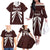 Custom Venezuela Rugby Family Matching Off The Shoulder Long Sleeve Dress and Hawaiian Shirt Las Orquideas Go Champions