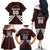 Custom Venezuela Rugby Family Matching Off The Shoulder Long Sleeve Dress and Hawaiian Shirt Las Orquideas Go Champions