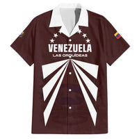 Custom Venezuela Rugby Family Matching Off The Shoulder Long Sleeve Dress and Hawaiian Shirt Las Orquideas Go Champions