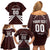 Custom Venezuela Rugby Family Matching Off Shoulder Short Dress and Hawaiian Shirt Las Orquideas Go Champions