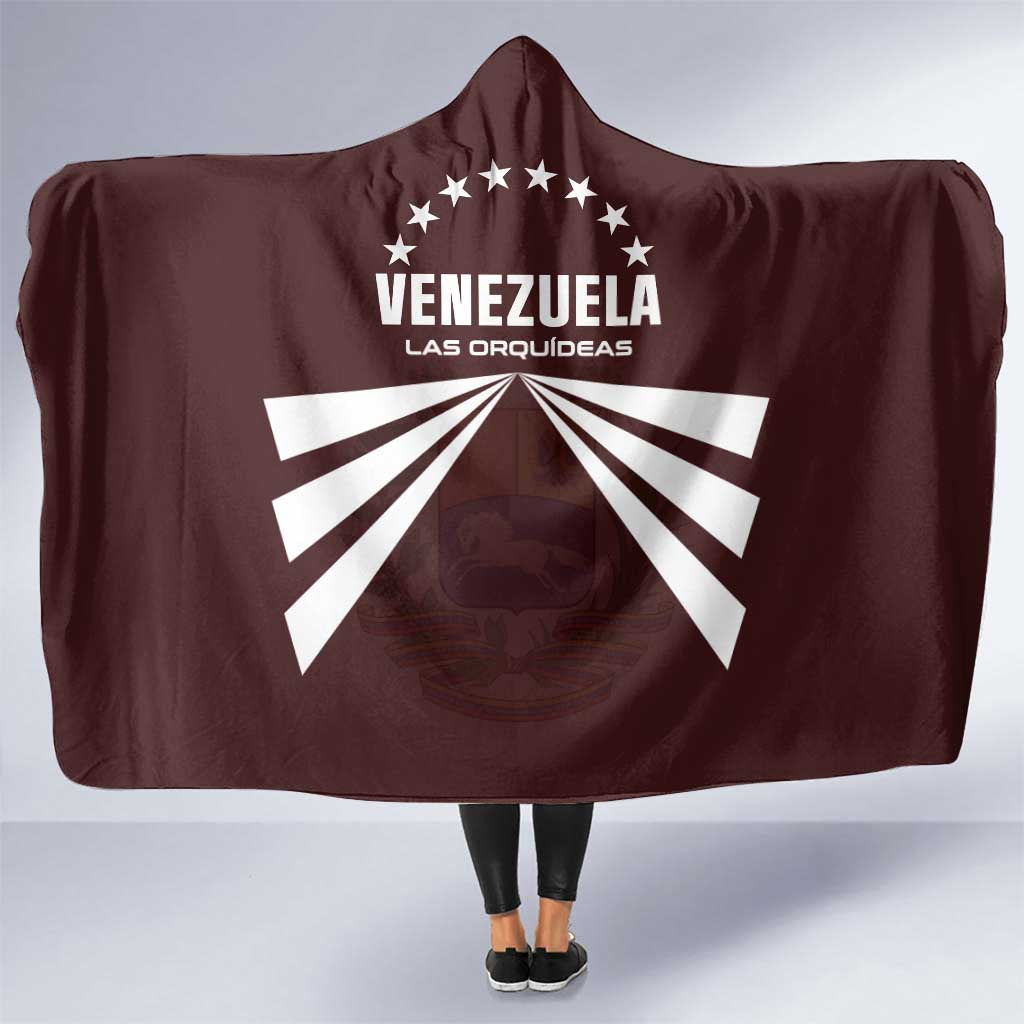 Venezuela Rugby Hooded Blanket Las Orquideas Go Champions
