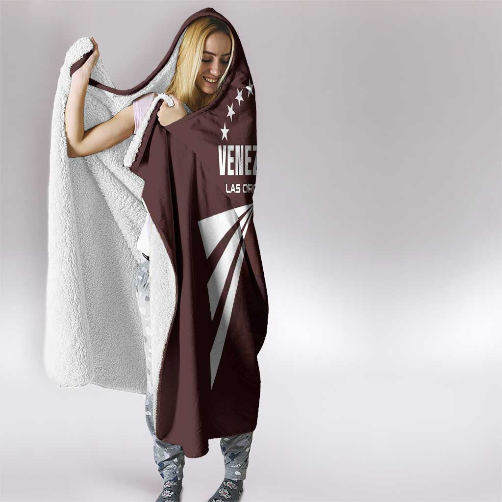 Venezuela Rugby Hooded Blanket Las Orquideas Go Champions