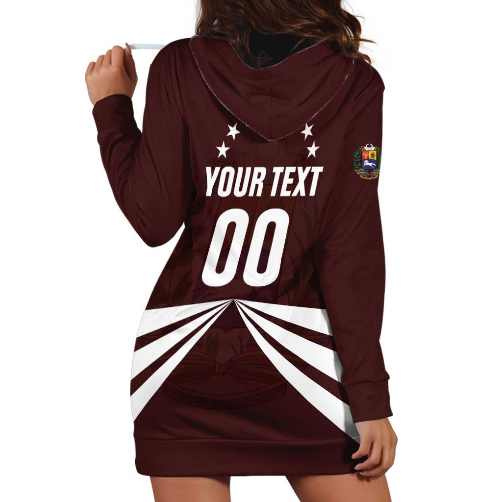 Custom Venezuela Rugby Hoodie Dress Las Orquideas Go Champions