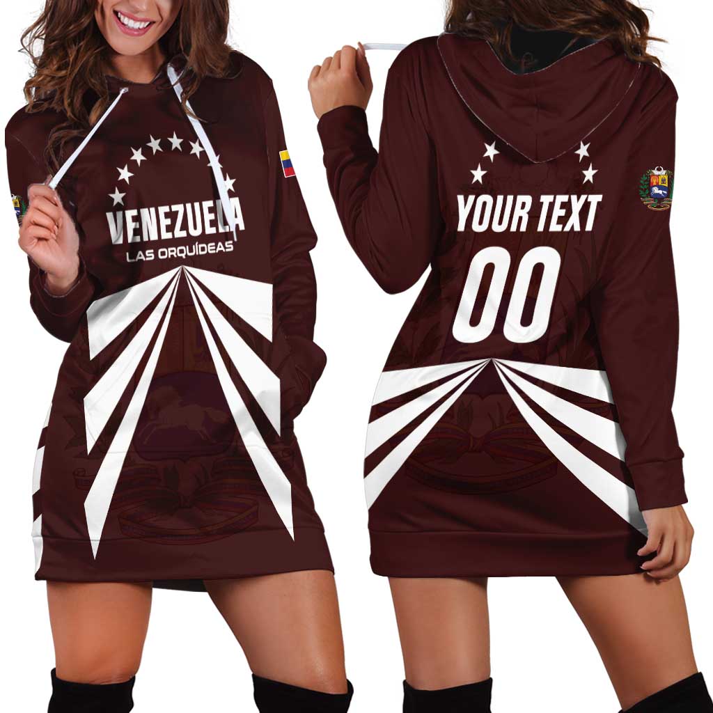 Custom Venezuela Rugby Hoodie Dress Las Orquideas Go Champions