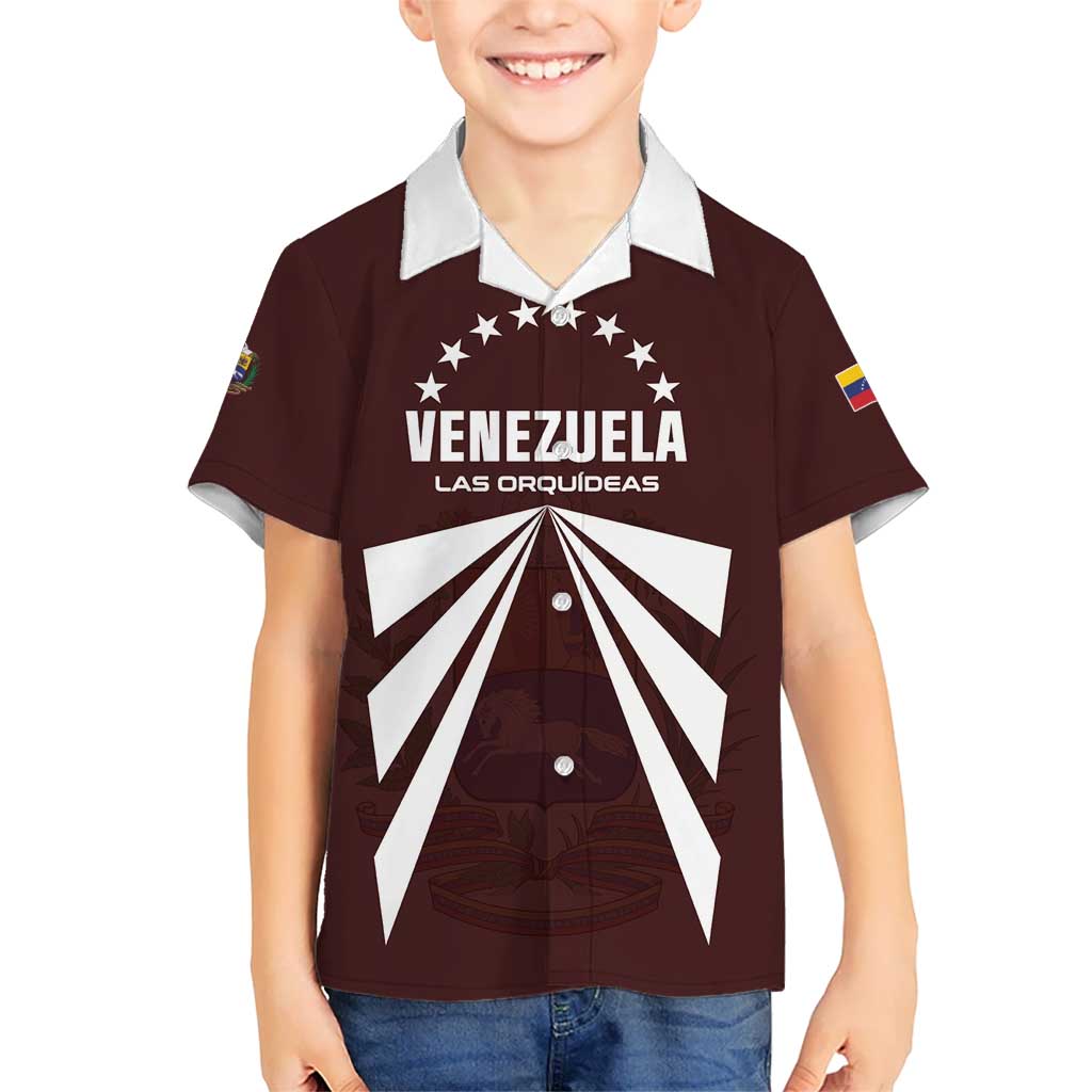 Custom Venezuela Rugby Kid Hawaiian Shirt Las Orquideas Go Champions
