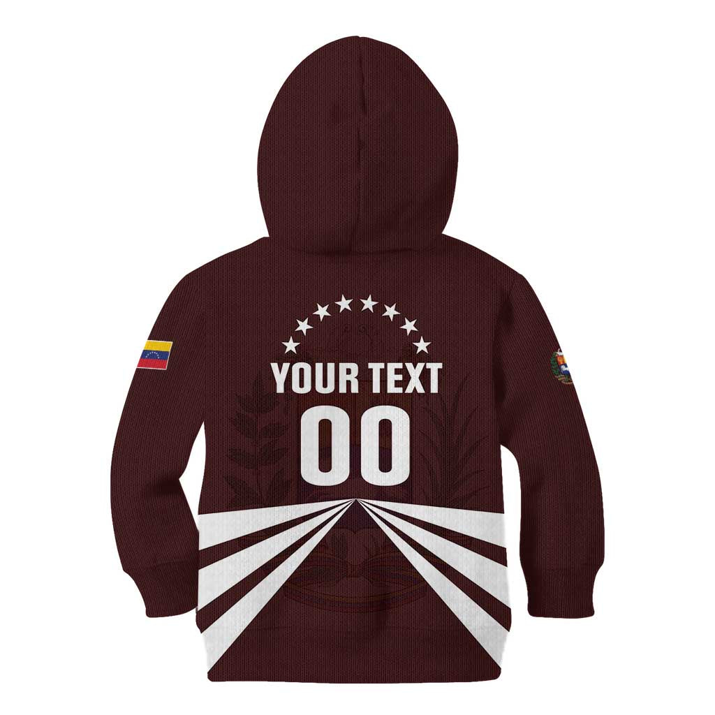 Custom Venezuela Rugby Kid Hoodie Las Orquideas Go Champions