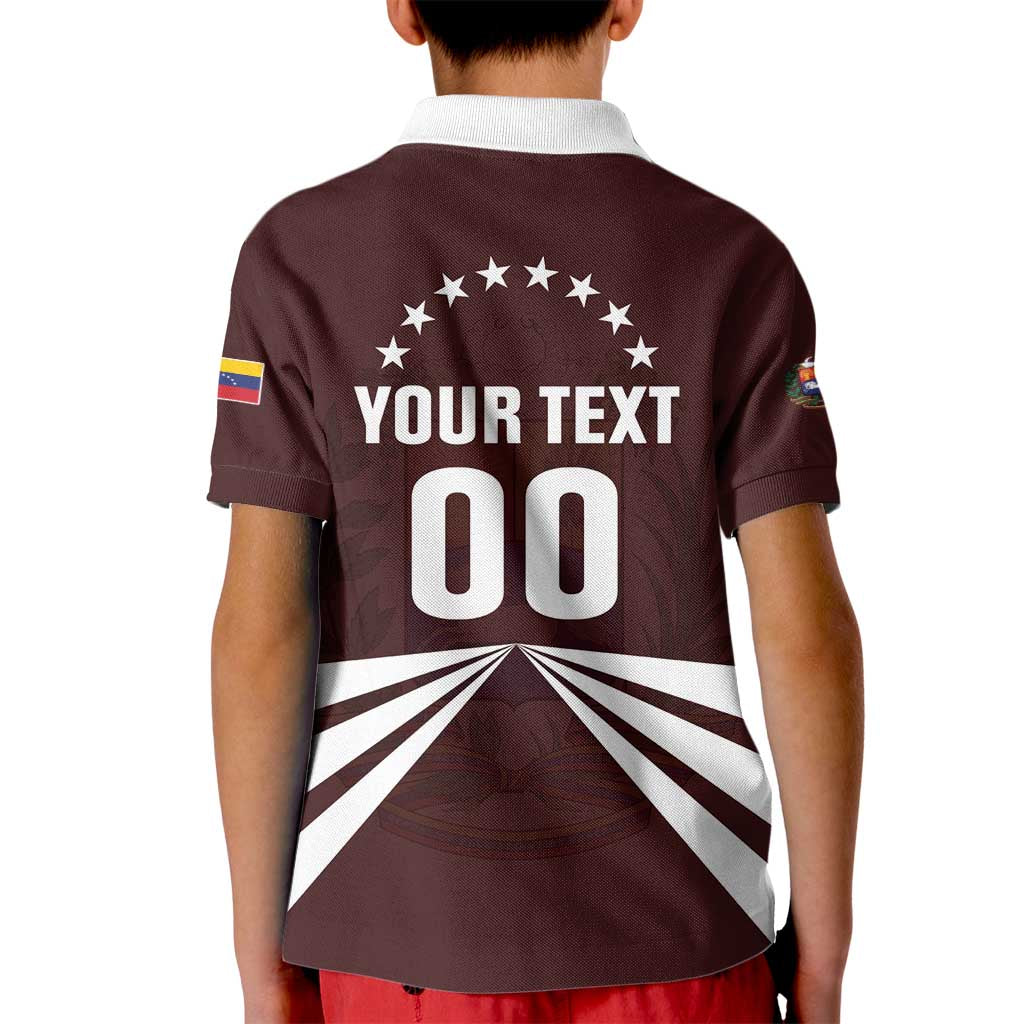 Custom Venezuela Rugby Kid Polo Shirt Las Orquideas Go Champions