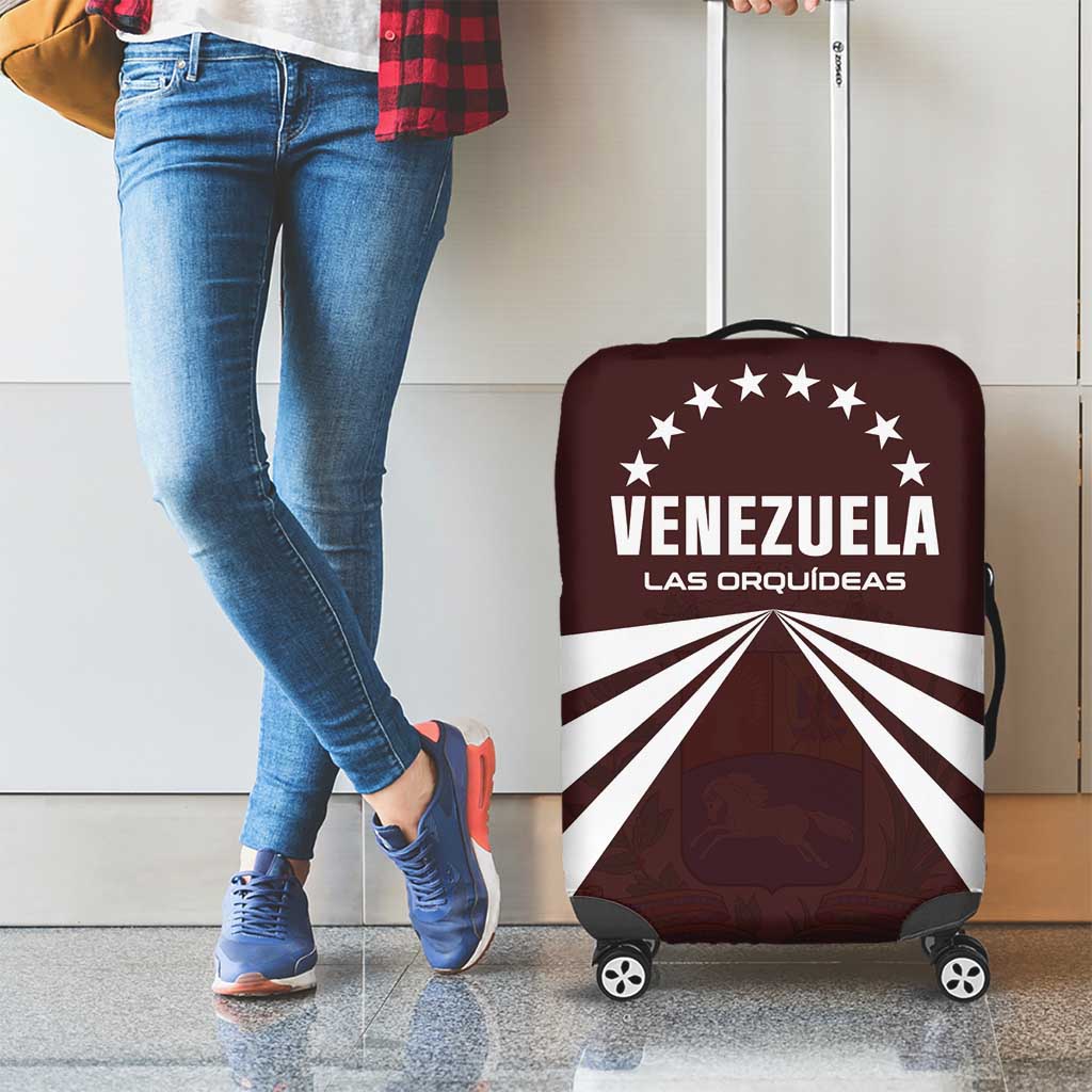 Venezuela Rugby Luggage Cover Las Orquideas Go Champions