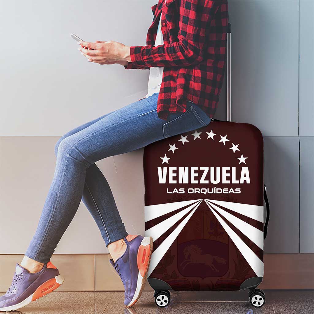 Venezuela Rugby Luggage Cover Las Orquideas Go Champions
