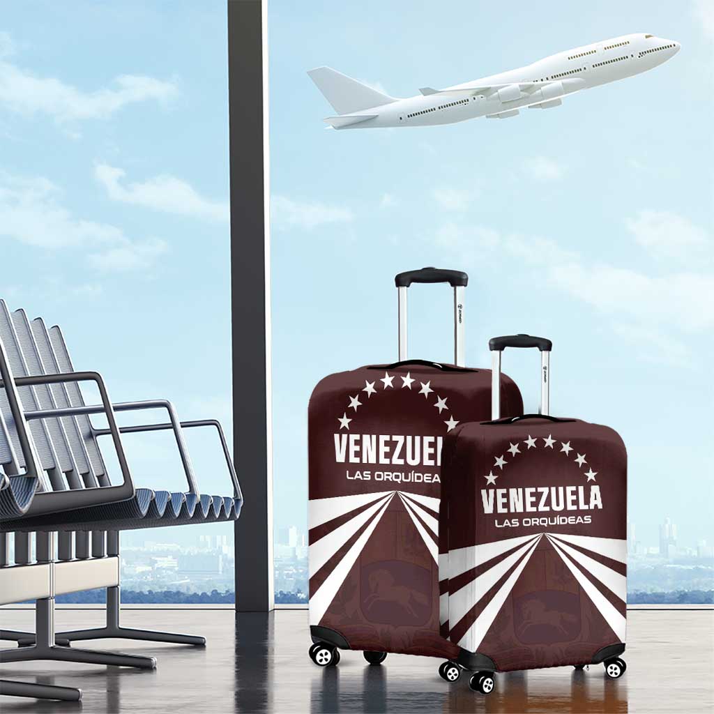 Venezuela Rugby Luggage Cover Las Orquideas Go Champions
