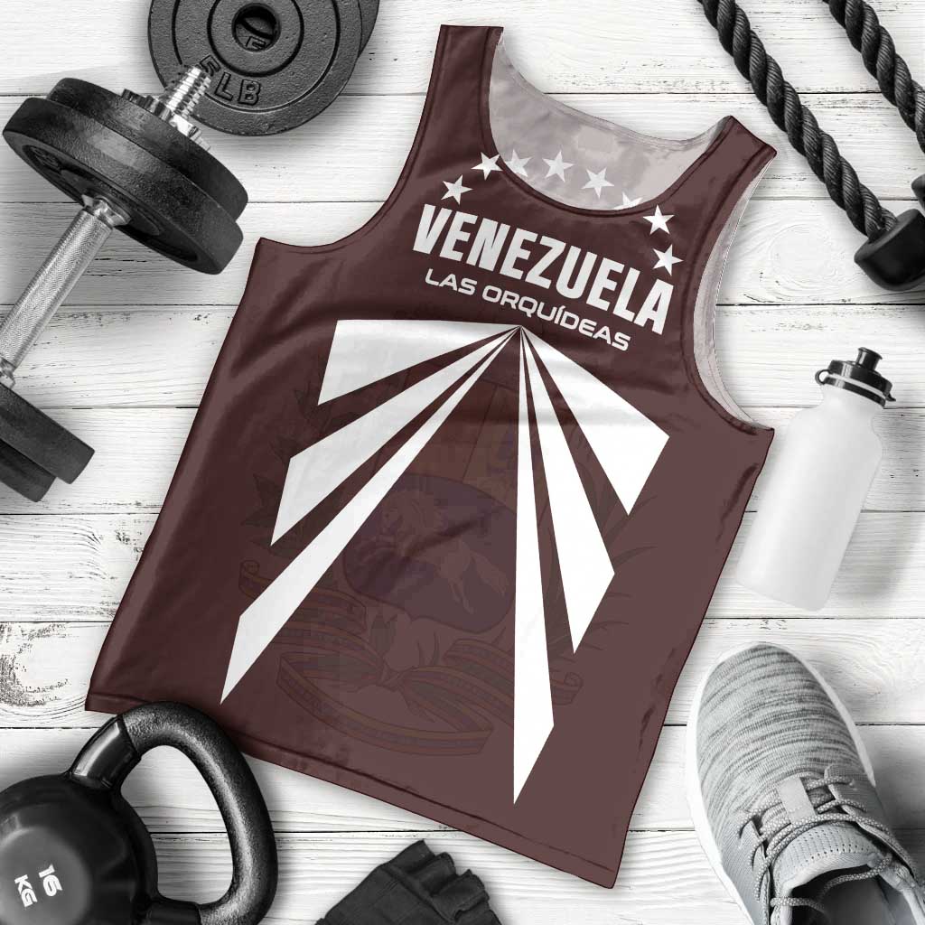 Custom Venezuela Rugby Men Tank Top Las Orquideas Go Champions