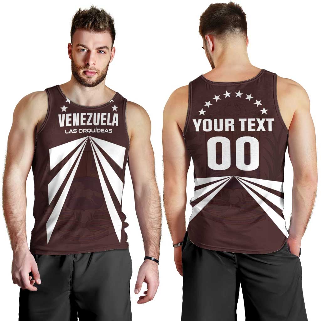 Custom Venezuela Rugby Men Tank Top Las Orquideas Go Champions