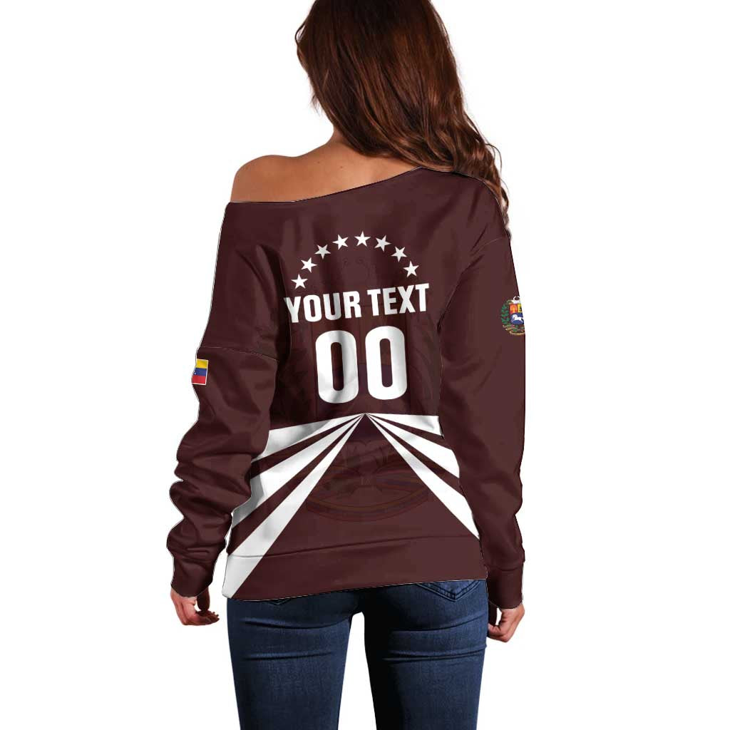 Custom Venezuela Rugby Off Shoulder Sweater Las Orquideas Go Champions
