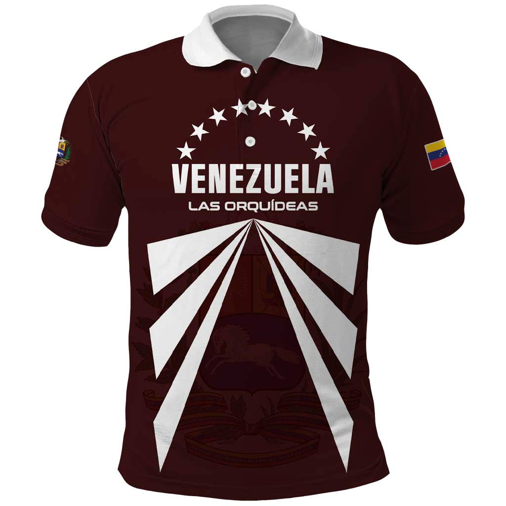 Custom Venezuela Rugby Polo Shirt Las Orquideas Go Champions