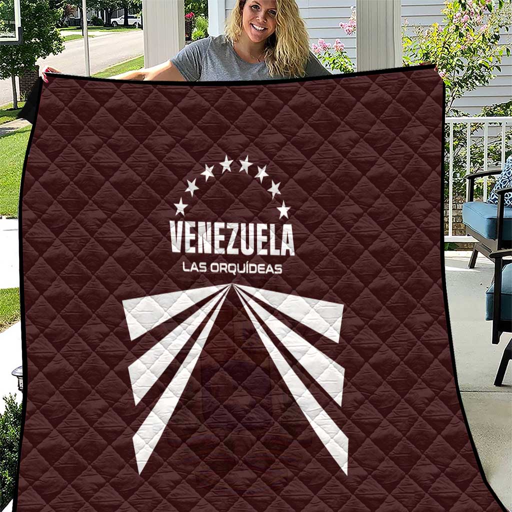 Venezuela Rugby Quilt Las Orquideas Go Champions