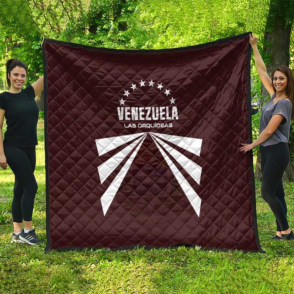 Venezuela Rugby Quilt Las Orquideas Go Champions