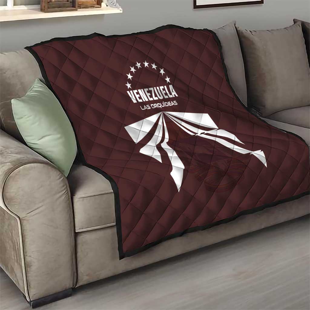 Venezuela Rugby Quilt Las Orquideas Go Champions