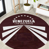 Venezuela Rugby Round Carpet Las Orquideas Go Champions