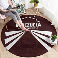 Venezuela Rugby Round Carpet Las Orquideas Go Champions