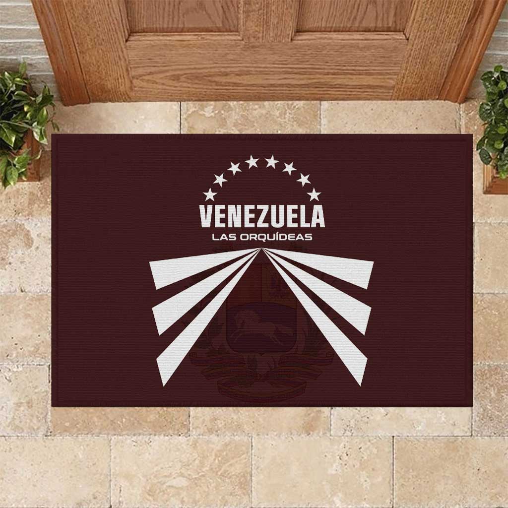 Venezuela Rugby Rubber Doormat Las Orquideas Go Champions