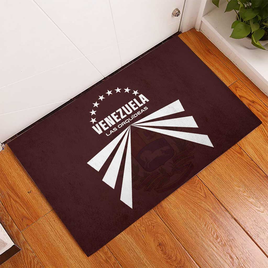 Venezuela Rugby Rubber Doormat Las Orquideas Go Champions
