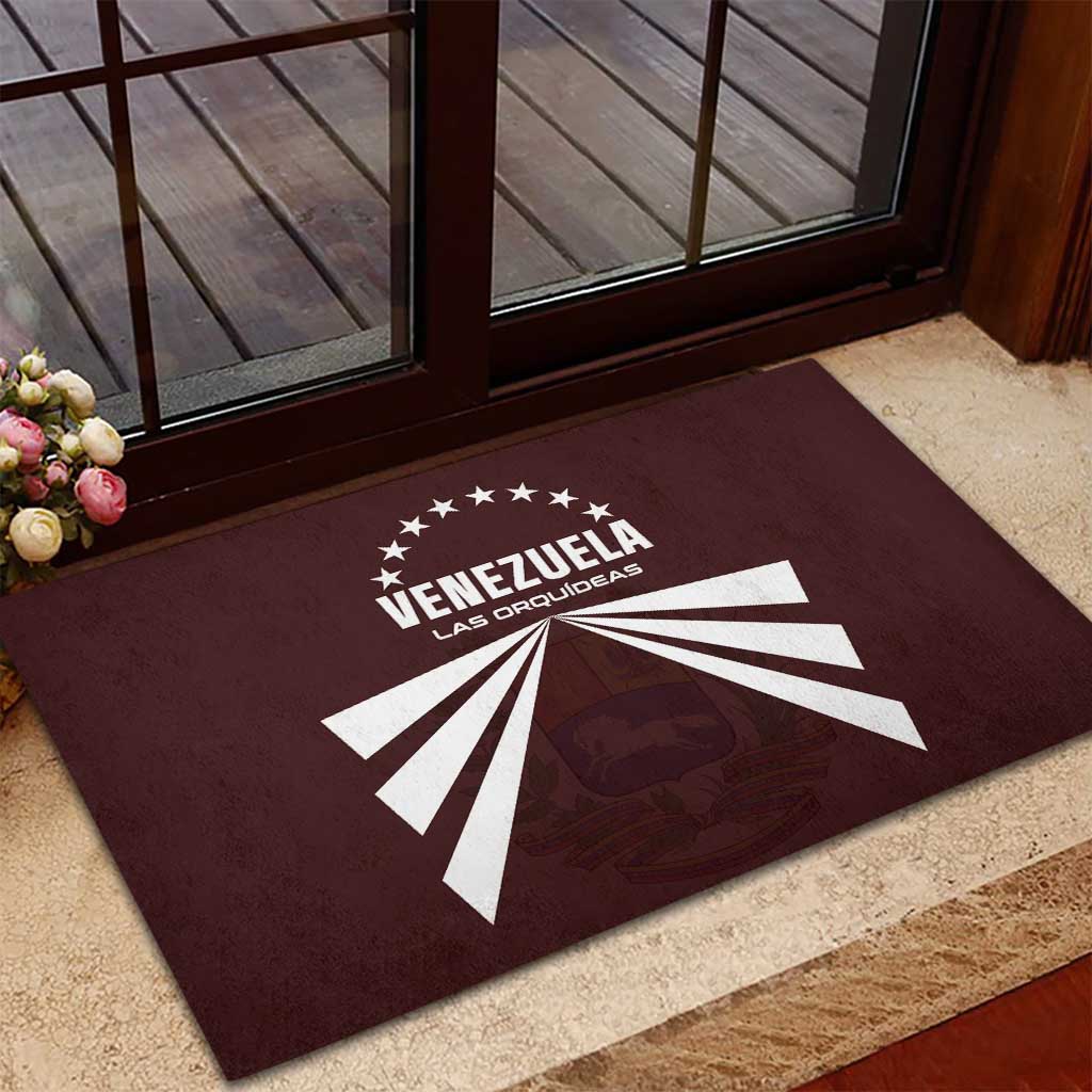 Venezuela Rugby Rubber Doormat Las Orquideas Go Champions
