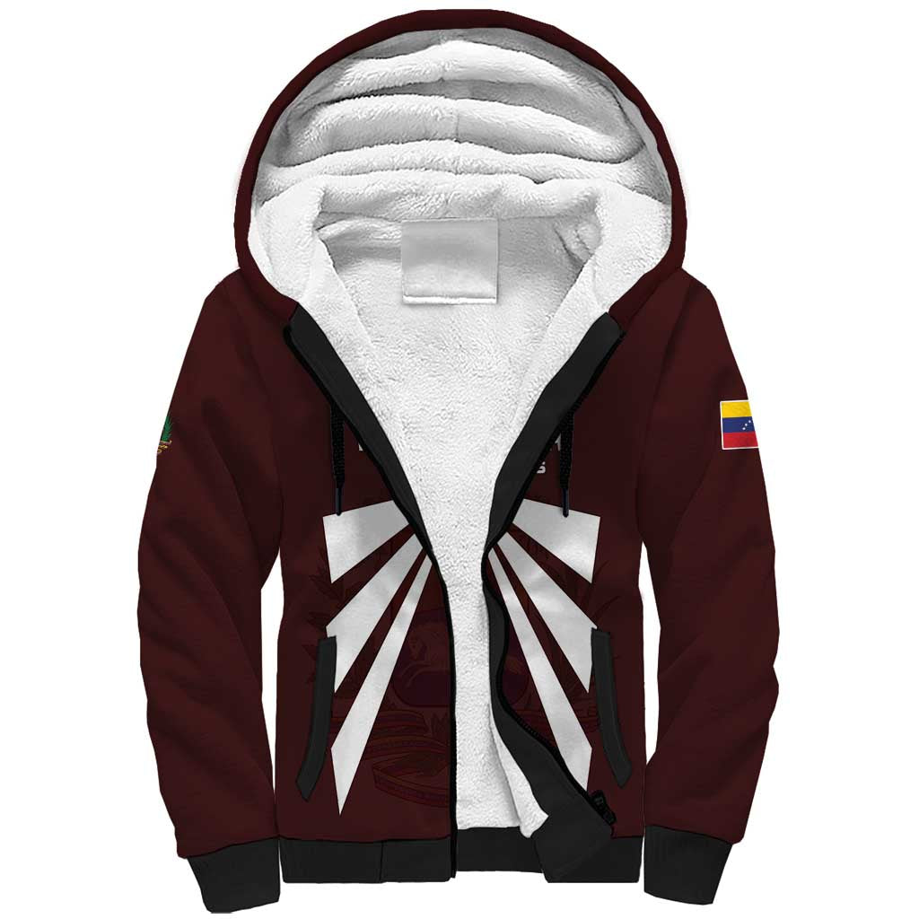Custom Venezuela Rugby Sherpa Hoodie Las Orquideas Go Champions