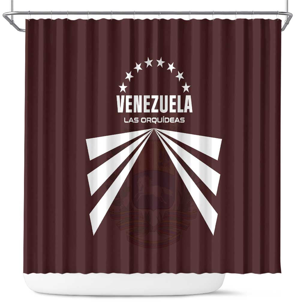 Venezuela Rugby Shower Curtain Las Orquideas Go Champions