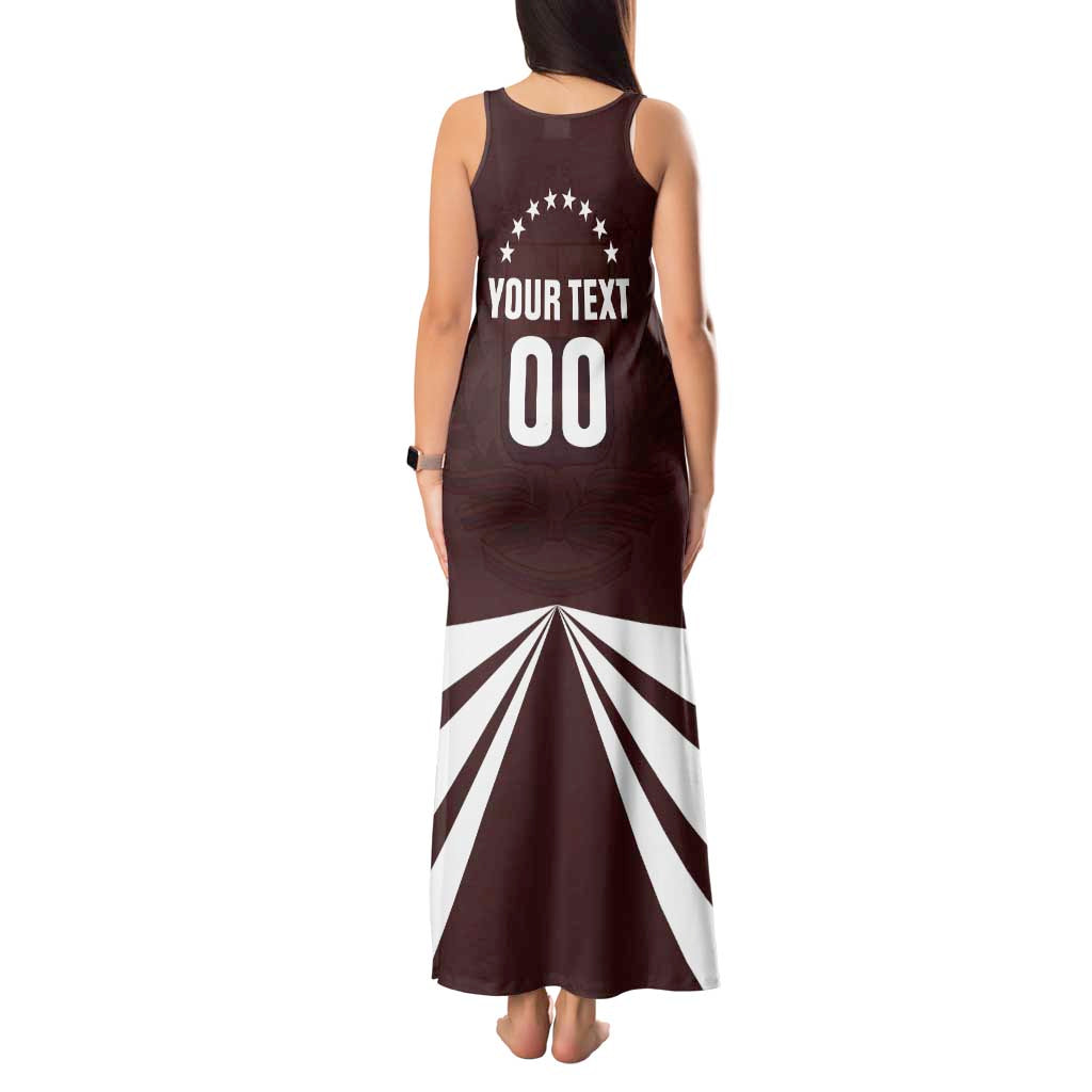 Custom Venezuela Rugby Tank Maxi Dress Las Orquideas Go Champions