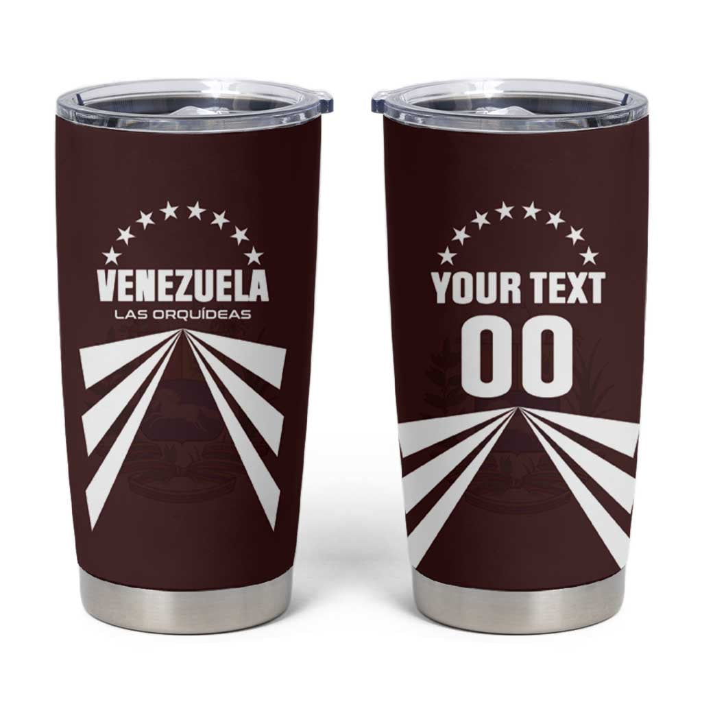 Custom Venezuela Rugby Tumbler Cup Las Orquideas Go Champions