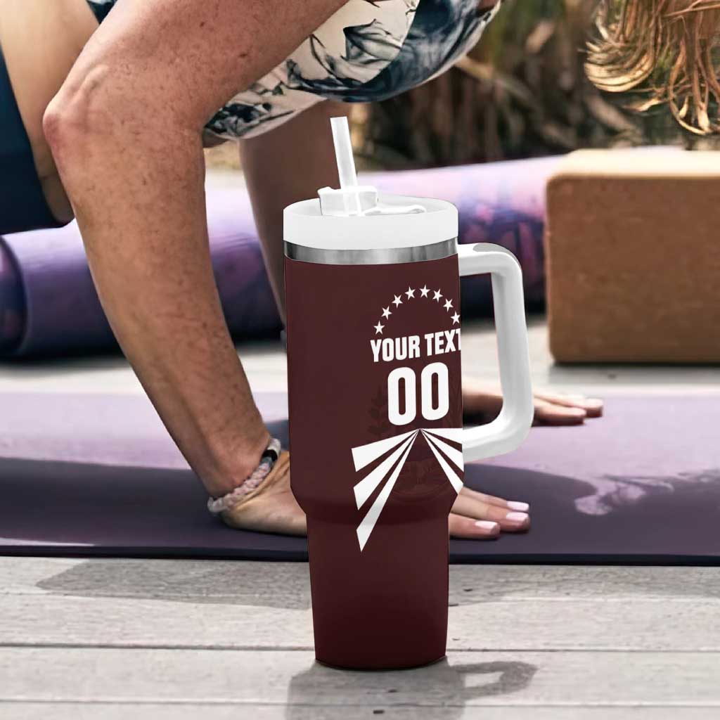 Custom Venezuela Rugby Tumbler With Handle Las Orquideas Go Champions