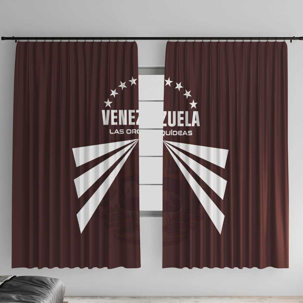Venezuela Rugby Window Curtain Las Orquideas Go Champions