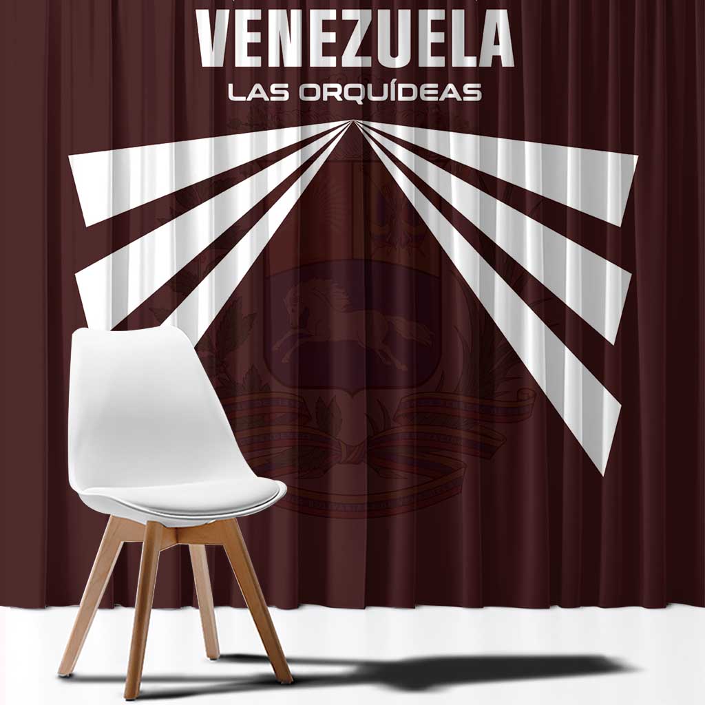 Venezuela Rugby Window Curtain Las Orquideas Go Champions