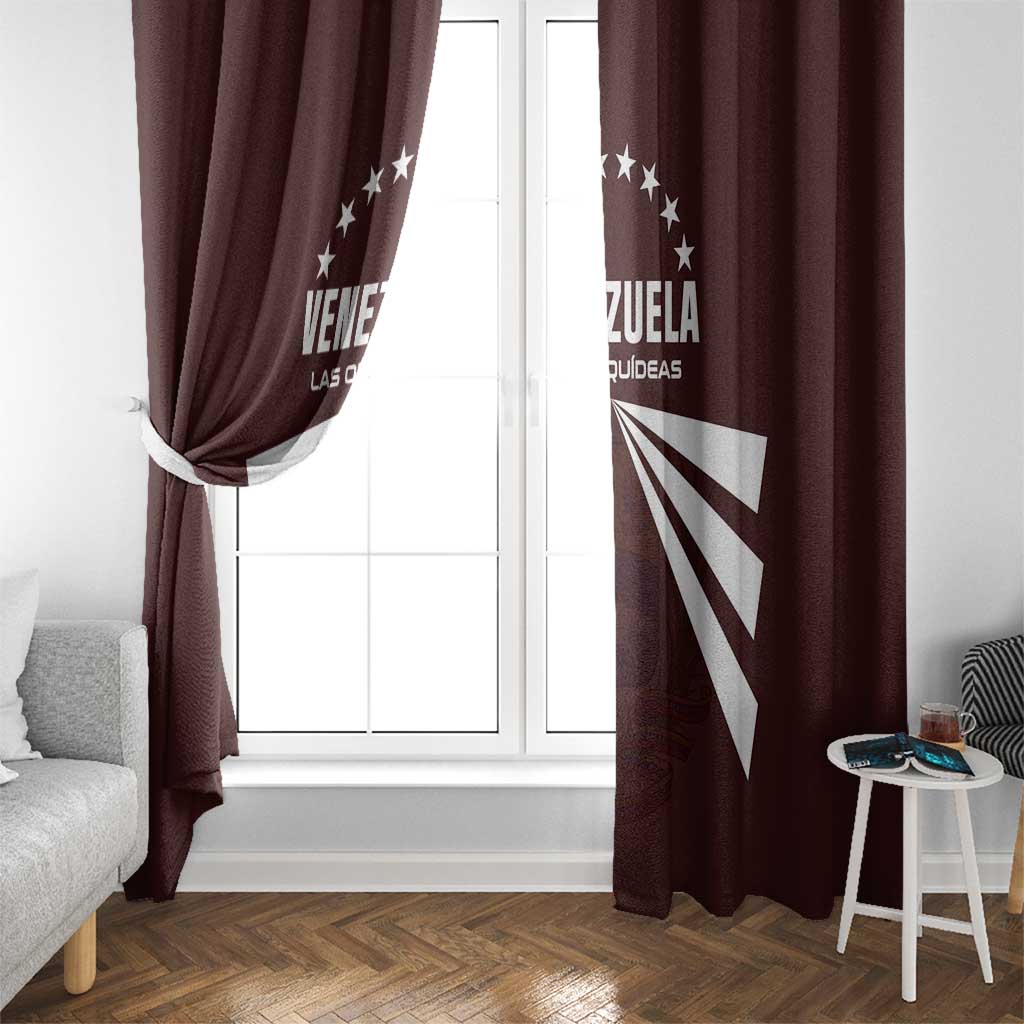 Venezuela Rugby Window Curtain Las Orquideas Go Champions