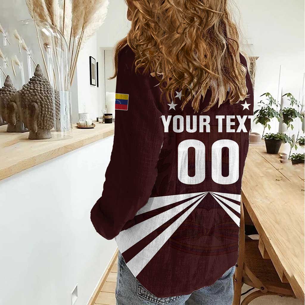 Custom Venezuela Rugby Women Casual Shirt Las Orquideas Go Champions